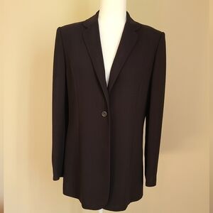 Grace 2-Piece Skirt Suit Set Blazer 8 / Skirt 6 Dark Chocolate Brown Career